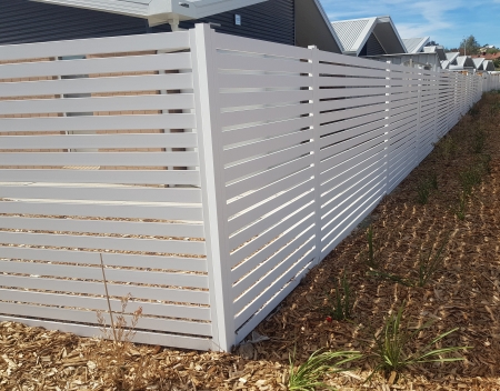 Aluminium boundary fence